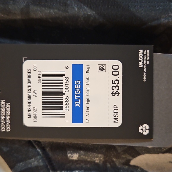 Under Armour Black Sleeveless Men's Shirt - Picture 2 of 6